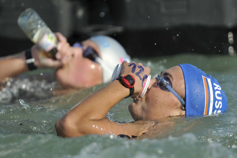 Nas provas acima de 5 km, é essencial se alimentar durante a competição Foto: RIA Nóvosti